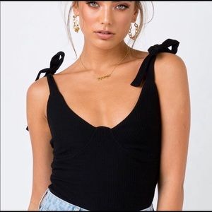 Clove tie up bodysuit